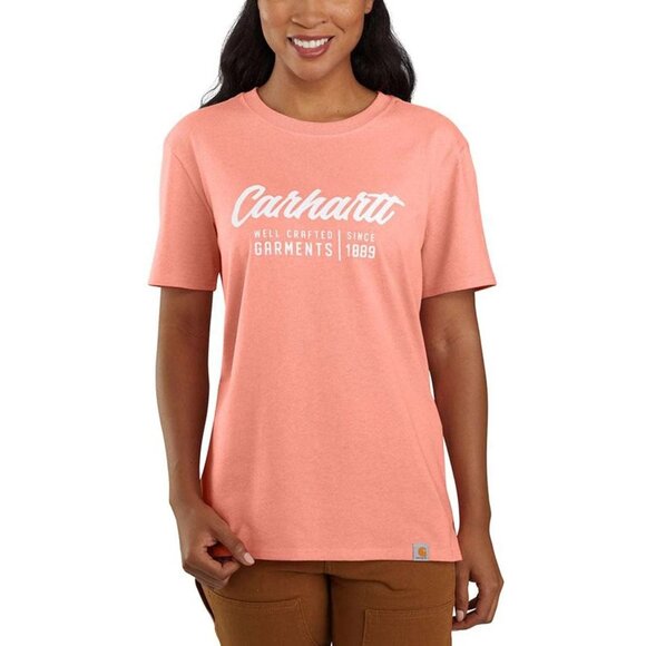 Carhartt Womens Sz M Loose Fit Heavyweight Short Sleeve Retro Graphic T-Shirt - Picture 4 of 11